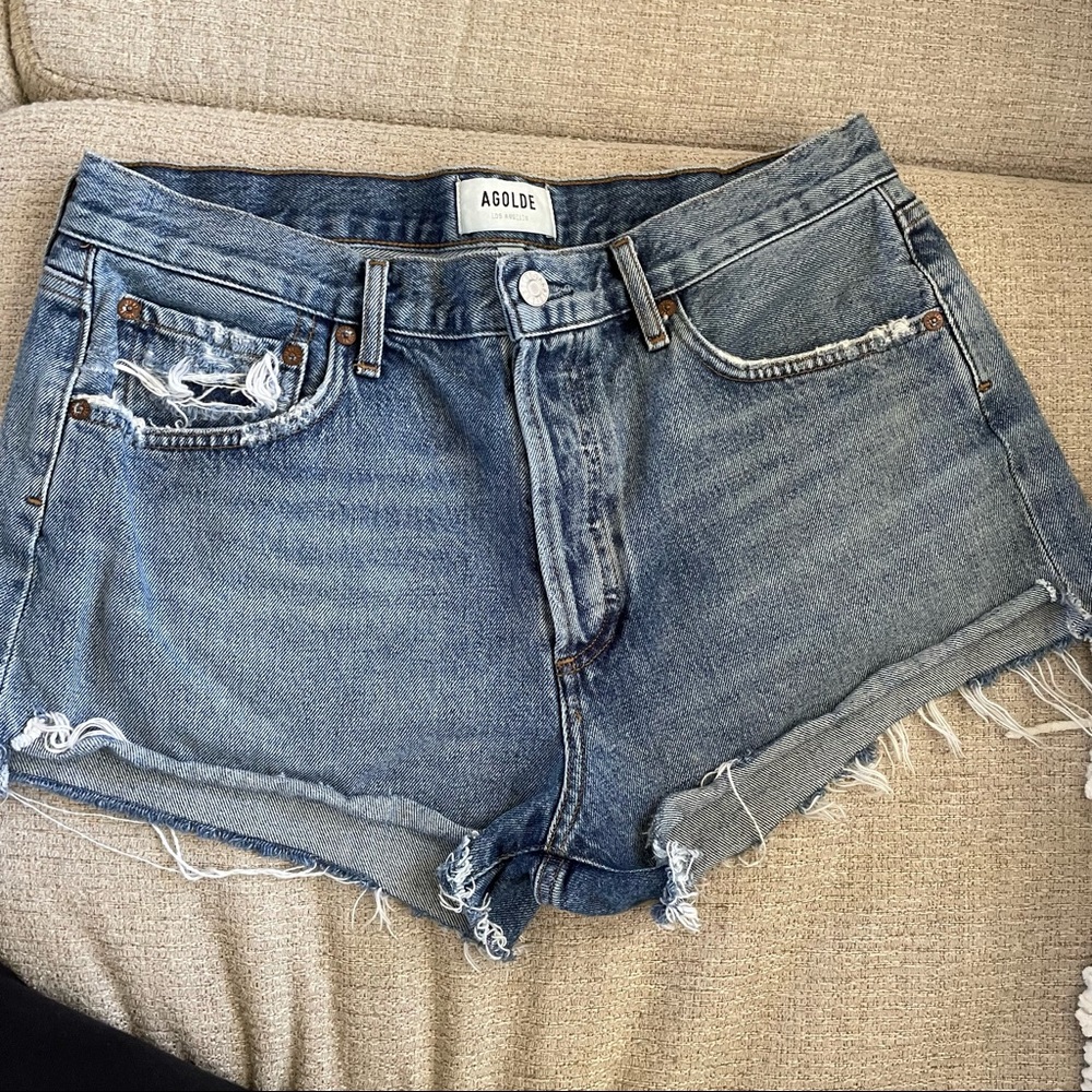 Agolde High-Rise denim shorts